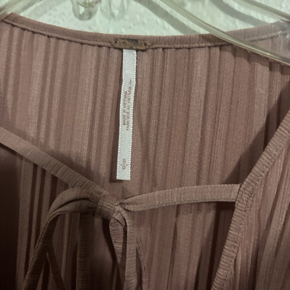 Free People Can’t Help It Pleated Mini Dress Size S - Picture 3 of 6